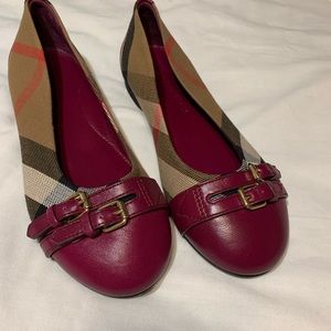 Girls Burberry Flats